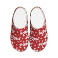 thumbnail image 1 of Lsque Popcorn2 Pattern Womens Comfort Cotton on Scuff With Memory Foam and Anti-skid Sole Slipper-37/38, 1 of 7