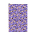 thumbnail image 1 of Lsque Pugs and Flowers Premium Golf Towel - Ultra Absorbent and Quick Drying Microfiber Towel with Carabiner - Gift for Men -24" X 16", 1 of 8