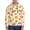 thumbnail image 1 of Lsque Pumpkin Maple Leaves Pattern Casual Men's Hoodie,Hooded Sweatshirt with Kangaroo Pocket,Pullover Hoodie-XX-Large, 1 of 7