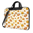 thumbnail image 1 of Lsque Pumpkin Maple Leaves Pattern Laptop Bag – Portable & Slim Single-Shoulder Computer Case with Adjustable Strap, Protective, Lightweight for 13”/14”/15.6” Laptops, 1 of 8