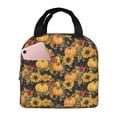 thumbnail image 1 of Lsque Pumpkins And Sunflowers3 Pattern Lunch Bag Women/Men Insulated Lunch Box,Small Leakproof Cooler Food Lunch Containers Reusable High Capacity Lunch Tote Bags, 1 of 6