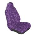 thumbnail image 1 of Lsque Purple Glitter Pattern Car Seat Covers for Front Seats , Waterproof Seat Covers for Cars, Sporty Front Seat Covers,Car Seat Cover Protector Front Seats, 1 of 5