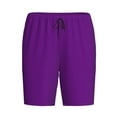 thumbnail image 1 of Lsque Purple Mens Sleep Pajama Shorts,Short Pajama Pants, Cotton Ultra-Soft Knit-X-Large, 1 of 9