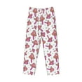 thumbnail image 1 of Lsque Purple Mushroom Print Men's Pajama Pants, Lounge Pant - Comfortable Home Wear,Elastic Waistband, Stylish Design-X-Large, 1 of 9