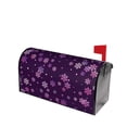 thumbnail image 1 of Lsque Purple Snow Flakes Mailbox Cover Standard Size ,Magnetic Mailbox Covers Post Wraps Letter Box Cover -21x18 in, 1 of 9