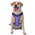 thumbnail image 1 of Lsque Purple Snowflake Elegance Dog Harness, No-Pull Pet Harness with 2 Leash Clips, Adjustable Soft Padded Dog Vest with Easy Control Handle for Large Dogs-X-Large, 1 of 9