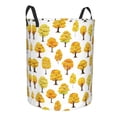 thumbnail image 1 of Lsque Qutumn Tree pattern Laundry Hamper Basket, Tall Woven Rope Hamper Basket for Clothes, Lightweight Storage Basket, Collapsible Waterproof-Medium, 1 of 8