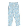 thumbnail image 1 of Lsque Rabbit And Bird Print Women's Pajama Pants, Lounge Pant - Comfortable Home Wear,Elastic Waistband, Stylish Design-X-Large, 1 of 9