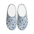 thumbnail image 1 of Lsque Rabbit And Butterfly Pattern Womens Comfort Cotton on Scuff With Memory Foam and Anti-skid Sole Slipper-35/36, 1 of 7