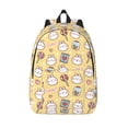thumbnail image 1 of Lsque Rabbit And Candy Pattern Canvas Daypack, Durable Backpack, High-quality Versatile Backpack,Vintage Compact Backpack-Medium, 1 of 6