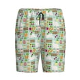 thumbnail image 1 of Lsque Rabbit And Carrot Mens Sleep Pajama Shorts,Short Pajama Pants, Cotton Ultra-Soft Knit-XX-Large, 1 of 9
