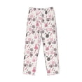 thumbnail image 1 of Lsque Rabbit And Carrot Print Men's Pajama Pants, Lounge Pant - Comfortable Home Wear,Elastic Waistband, Stylish Design-Large, 1 of 9