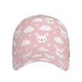 thumbnail image 1 of Lsque Rabbit And Cloud Baseball Cap Trucker Low Profile Hat Golf Dad Hat Adjustable Original Classic Unconstructed Plain Cap Men Women, 1 of 9
