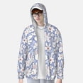 thumbnail image 1 of Lsque Rabbit And Floral UPF 50+ Lightweight Sun Protection Men's Women's Long Sleeve Shirt, Hoodie Performance -X-Large, 1 of 9