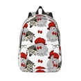 thumbnail image 1 of Lsque Rabbit And Hedgehog Pattern Canvas Daypack, Durable Backpack, High-quality Versatile Backpack,Vintage Compact Backpack-Medium, 1 of 1