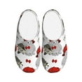 thumbnail image 1 of Lsque Rabbit And Hedgehog Pattern Womens Comfort Cotton on Scuff With Memory Foam and Anti-skid Sole Slipper-44/45, 1 of 7