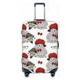thumbnail image 1 of Lsque Rabbit And Hedgehog Printed Luggage Cover, Travel Luggage Protector,Scratch and Dirt Resistant, Fits 18-32 Inch Luggage - X-Large, 1 of 9