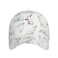 thumbnail image 1 of Lsque Rabbit Eating Baseball Cap Trucker Low Profile Hat Golf Dad Hat Adjustable Original Classic Unconstructed Plain Cap Men Women, 1 of 9