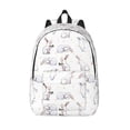 thumbnail image 1 of Lsque Rabbit Eating Pattern Canvas Daypack, Durable Backpack, High-quality Versatile Backpack,Vintage Compact Backpack-Small, 1 of 6