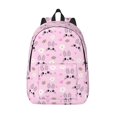 thumbnail image 1 of Lsque Rabbit Face Pattern Canvas Daypack, Durable Backpack, High-quality Versatile Backpack,Vintage Compact Backpack-Small, 1 of 6