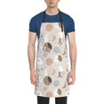 thumbnail image 1 of Lsque Rabbit In Space Waterproof Apron Chef Aprons for Men Heavy Duty Chemical Work Apron Extra Long Grilling Aprons with Adjustable Bib Apron, 1 of 9
