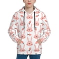 thumbnail image 1 of Lsque Rabbit Is And Carrots Patten Youth Hoodie Sweatshirt Pullover with Kangaroo Pocket Boys and Girls Hoodie Warm Hoodie for Kids-Small, 1 of 6