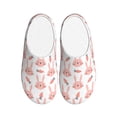 thumbnail image 1 of Lsque Rabbit Is And Carrots Pattern Womens Comfort Cotton on Scuff With Memory Foam and Anti-skid Sole Slipper-37/38, 1 of 7