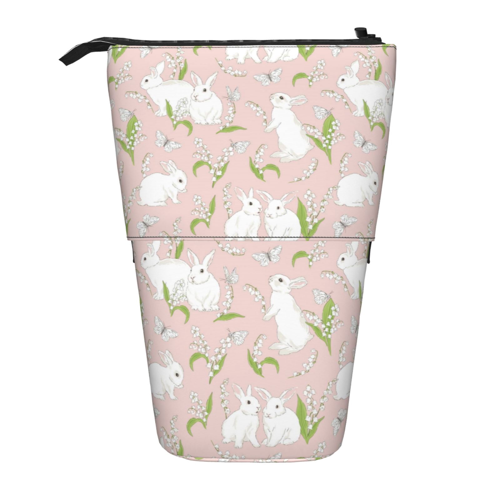 Lsque Rabbit Pattern Telescopic Pencil Bag Pen Holder Stationery Case ...