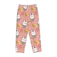 thumbnail image 1 of Lsque Rabbit So Cute Print Women's Pajama Pants, Lounge Pant - Comfortable Home Wear,Elastic Waistband, Stylish Design-Medium, 1 of 9