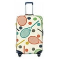 thumbnail image 1 of Lsque Racket and Tennis Ball Printed Luggage Cover, Travel Luggage Protector,Scratch and Dirt Resistant, Fits 18-32 Inch Luggage - X-Large, 1 of 9
