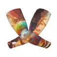 thumbnail image 1 of Lsque Rainbow Lamb Breakfast Cooling Arm Sleeves for Men & Women -Compression Sleeves to Cover Arms for Working,Sun Sleeves for UV Protection,Breathable, Moisture-Wicking, 1 of 8