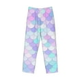 thumbnail image 1 of Lsque Rainbow Scales Print Men's Pajama Pants, Lounge Pant - Comfortable Home Wear,Elastic Waistband, Stylish Design-Small, 1 of 9