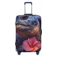 thumbnail image 1 of Lsque Realistic Flower Turtle Printed Luggage Cover, Travel Luggage Protector,Scratch and Dirt Resistant, Fits 18-32 Inch Luggage - X-Large, 1 of 9