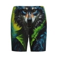 thumbnail image 1 of Lsque Realistic Style Wolf Warrior Mens Sleep Pajama Shorts,Short Pajama Pants, Cotton Ultra-Soft Knit-X-Large, 1 of 9