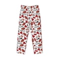 thumbnail image 1 of Lsque Red Food Print Men's Pajama Pants, Lounge Pant - Comfortable Home Wear,Elastic Waistband, Stylish Design-XX-Large, 1 of 9