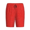 thumbnail image 1 of Lsque Red Glitter Mens Sleep Pajama Shorts,Short Pajama Pants, Cotton Ultra-Soft Knit-XX-Large, 1 of 9