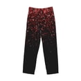 thumbnail image 1 of Lsque Red Glitter1 Print Men's Pajama Pants, Lounge Pant - Comfortable Home Wear,Elastic Waistband, Stylish Design-Small, 1 of 9