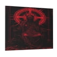 thumbnail image 1 of Lsque Red Gothic Skeleton Throne Print Wall Art – Decorative Picture for Living Room, Bedroom, and Office (Horizontal), 1 of 6