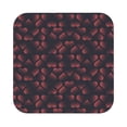 thumbnail image 1 of Lsque Red Hearts Pattern 4" Drink Coasters Set of 6, Leather Absorbent Coasters, Table Coaster Set Decorative Coffee Cup Coasters Housewarming Gift,Square, 1 of 7