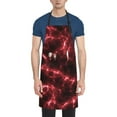 thumbnail image 1 of Lsque Red Line Waterproof Apron Chef Aprons for Men Heavy Duty Chemical Work Apron Extra Long Grilling Aprons with Adjustable Bib Apron, 1 of 9