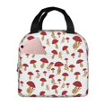 thumbnail image 1 of Lsque Red Mushroom Pattern Lunch Bag Women/Men Insulated Lunch Box,Small Leakproof Cooler Food Lunch Containers Reusable High Capacity Lunch Tote Bags, 1 of 6