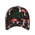 thumbnail image 1 of Lsque Red Mushrooms Baseball Cap Trucker Low Profile Hat Golf Dad Hat Adjustable Original Classic Unconstructed Plain Cap Men Women, 1 of 9