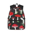 thumbnail image 1 of Lsque Red Mushrooms Classic Casual Backpack - Large Capacity Water-Resistant Backpack for School, Work, Travel, and Outdoor Activities, 1 of 8