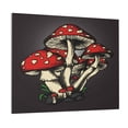 thumbnail image 1 of Lsque Red Mushrooms Print Wall Art – Decorative Picture for Living Room, Bedroom, and Office (Horizontal), 1 of 6