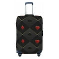 thumbnail image 1 of Lsque Red Poker Printed Luggage Cover, Travel Luggage Protector,Scratch and Dirt Resistant, Fits 18-32 Inch Luggage - Small, 1 of 9