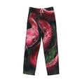 thumbnail image 1 of Lsque Red Viper Jungle Intensity Print Men's Pajama Pants, Lounge Pant - Comfortable Home Wear,Elastic Waistband, Stylish Design-X-Large, 1 of 9