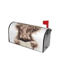 thumbnail image 1 of Lsque Relaxed Cute Cow Reading Mailbox Cover Standard Size ,Magnetic Mailbox Covers Post Wraps Letter Box Cover -25.5x21 in, 1 of 9