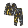 thumbnail image 1 of Lsque Repair tools (2) Pattern Long Sleeve Pajama Set for Women - Soft 2-Piece Sleepwear and Loungewear Set with Pockets, Comfy Nightwear-Large, 1 of 7