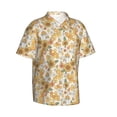 thumbnail image 1 of Lsque Retro 70s 60s Flower pattern Hawaiian Shirt for Men, Unisex Summer Beach Casual Short Sleeve Button Down Shirts-X-Large, 1 of 9