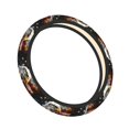 thumbnail image 1 of Lsque Retro American Eagle A Ultra Soft Car Steering Wheel Cover for Women, Standard 15 inch Size for Truck Van SUV Auto, 1 of 8